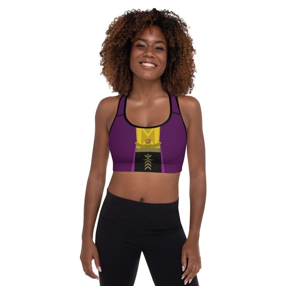 Anna Frozen II 2 Traveling Padded Low Impact Sports Bra 