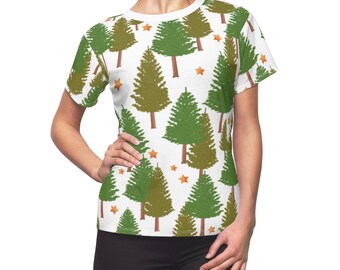 Very Merry Christmas Cast Member All-Over Running Costume Womens Sport Tee