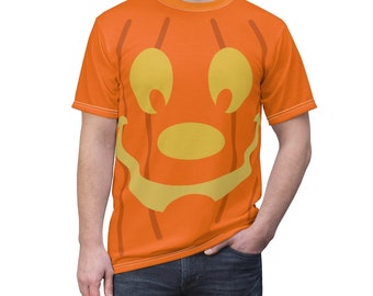 Mickey Pumpkin Halloween Jack-O-Lantern Unisex All Over Print Running Costume Shirt