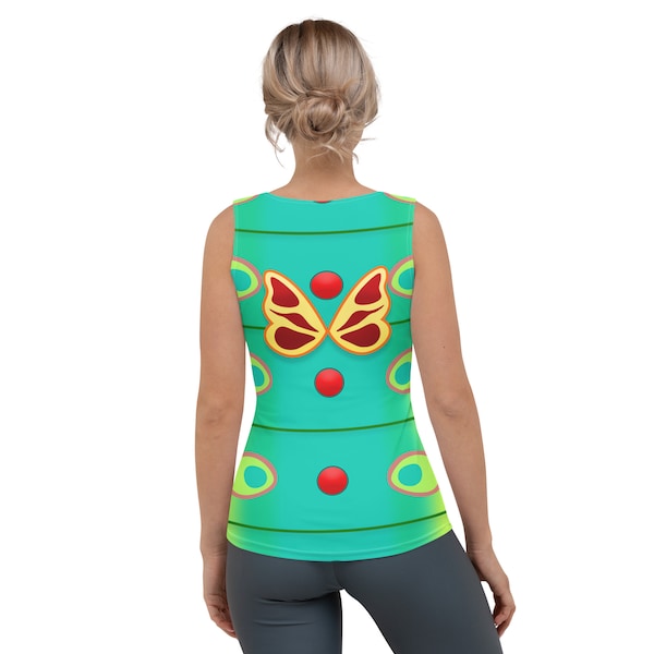 Heimlich Bug's Life Caterpillar All-Over Running Costume Women's Sport Tank Top