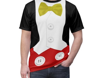 Mickey Tuxedo Unisex All Over Print Running Costume Shirt
