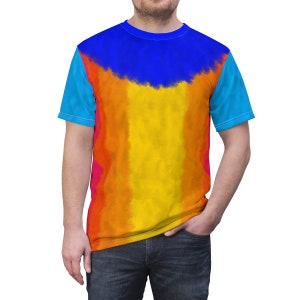Kevin UP Rainbow Bird Unisex All Over Print Running Costume Shirt