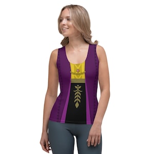 Anna Frozen II 2 Traveling All-Over Running Costume Women&#39;s Sport Tank Top