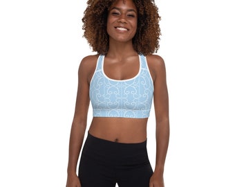 Cinderella Ball Gown Princess Dress Padded Low Impact Sports Bra