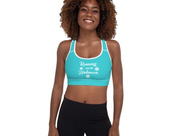 Frozen 2 II Elsa Into The Unknown Running Padded Low Impact Sports Bra