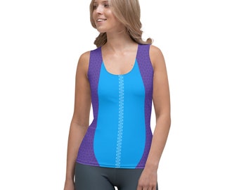 Chip Chipmunk Dinoland Dinosaur All-Over Running Costume Women's Sport Tank Top