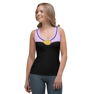 Ursula Sea Witch Little Mermaid Villain All-Over Running Costume Women&#39;s Sport Tank Top