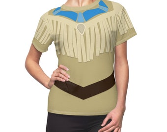 Pocahontas All-Over Running Costume Women's Sport Tee