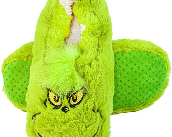 grinch feet slippers