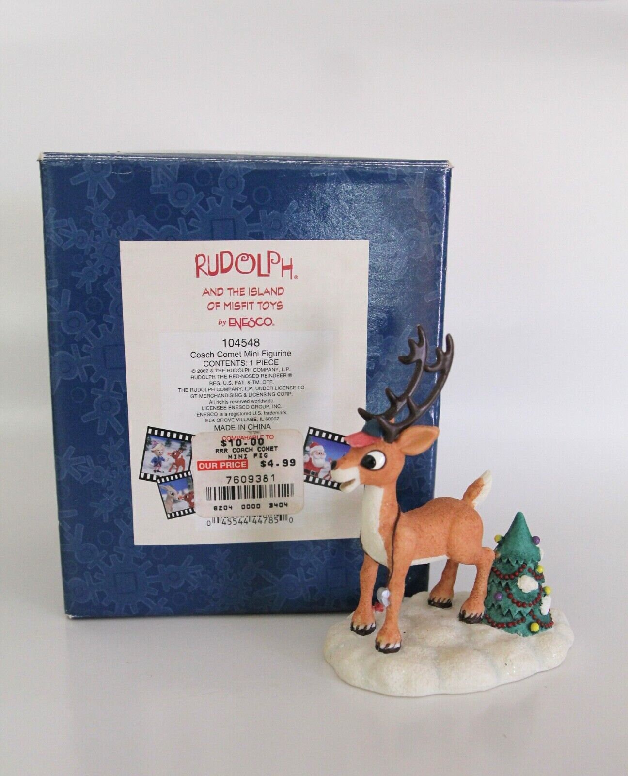 Vintage Christmas Enesco 104548 Figure Rudolph and the