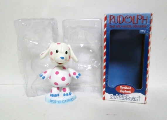 pink polka dot elephant misfit toy