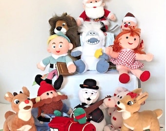 Vintage Rudolph & Misfit Toys Stuffins Plush Beanbags 1998 cvs Anniversary Edition CHOOSE