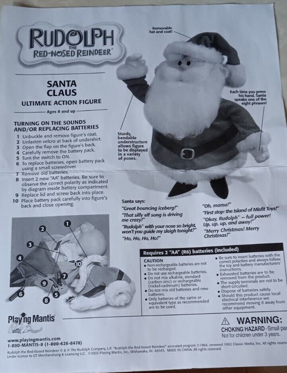 Gizmo Santa Claus Doll 限定版 1998 Santa Gizmo Gremlins Neca Soft Toy | Soft Toy | Free