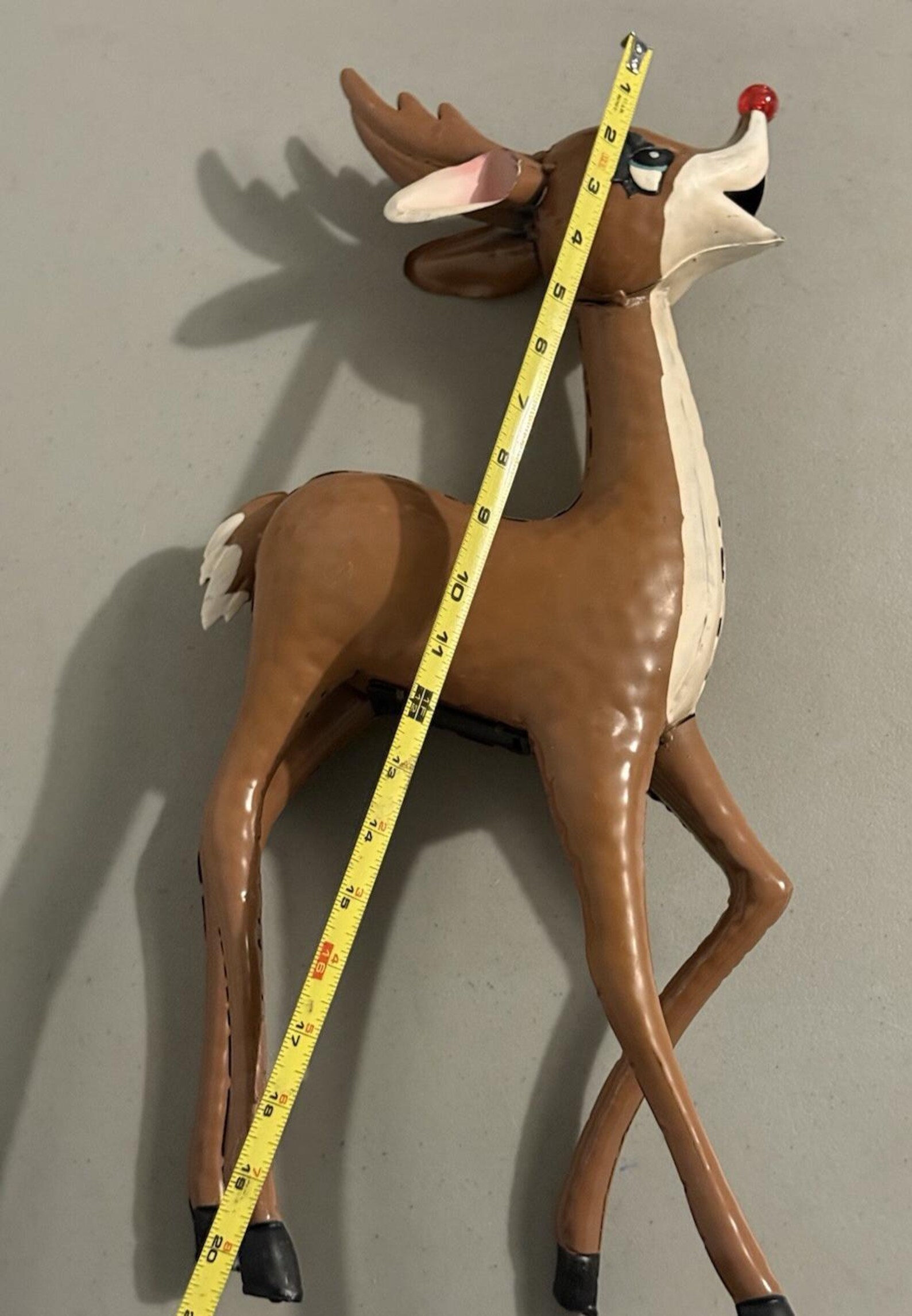 MCM Rudolph Red Nosed Reindeer 2 Foot Lighted Large Outside Inside ...