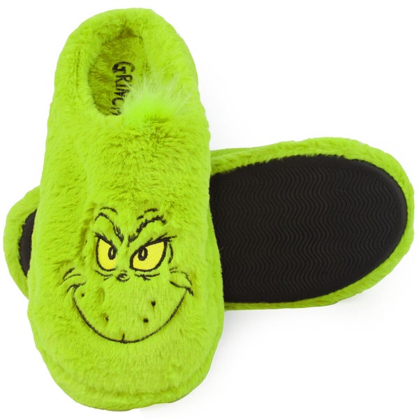 Grinch Slippers Adult Etsy