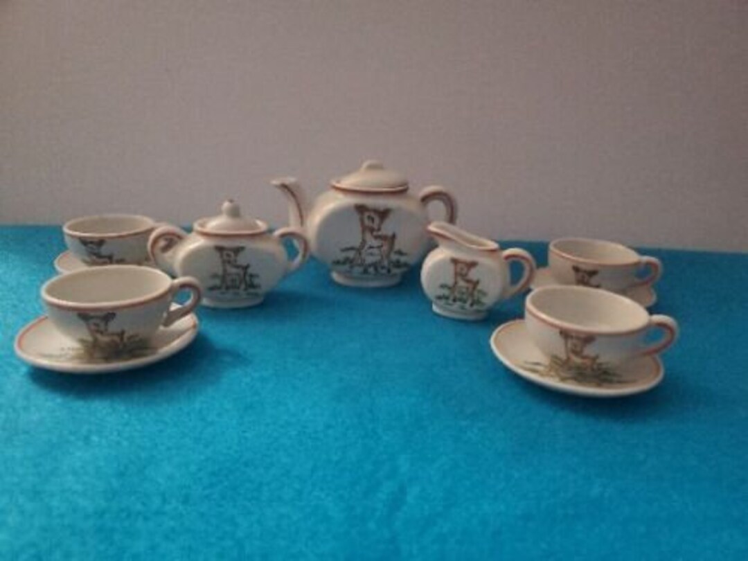 MCM 1940's Dollhouse Miniature Christmas Baby Rudolph the Red Nosed ...