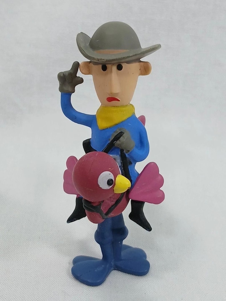 Cowboy From Rudolph Cowboy Riding Ostrich Bird Memory Lane Loose Rudolph Reindeer Island of ...