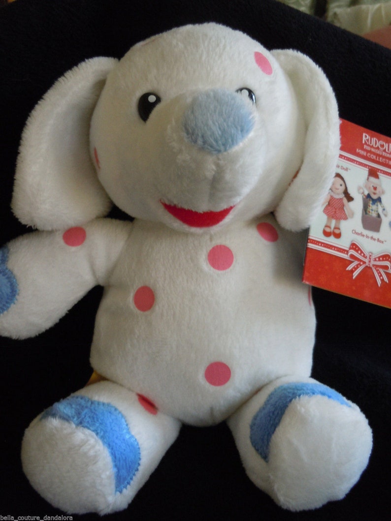 rudolph spotted elephant plush