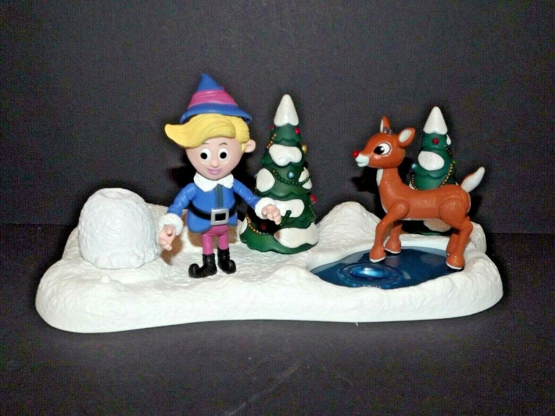 Memory Lane ' We're a Couple of Misfits' Hermey Action Talking Playset ...