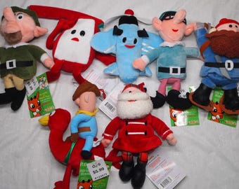 Vintage Rudolph & Misfit Toys Stuffins Plush Beanbags 1999 cvs Anniversary Edition CHOOSE