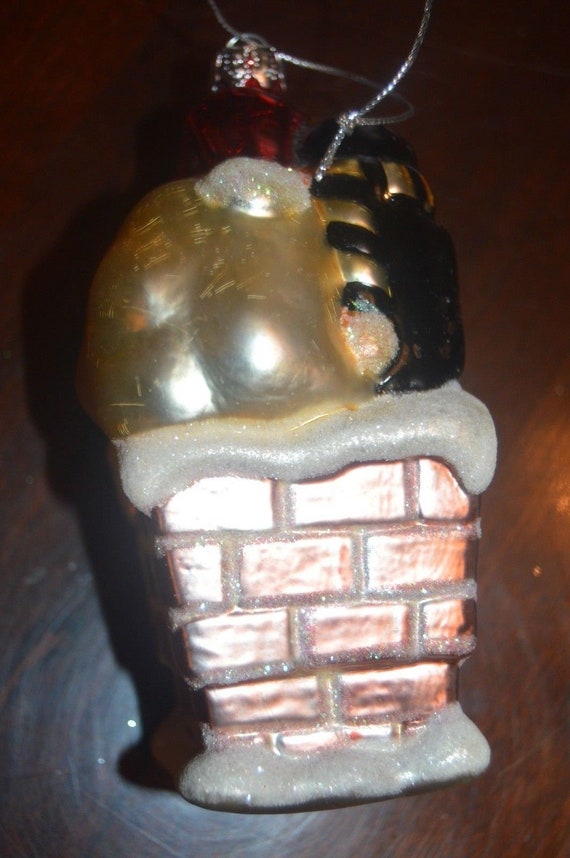 Vintage Santa Claus Ornament: Handcrafted Glass Blown Figurine - Etsy