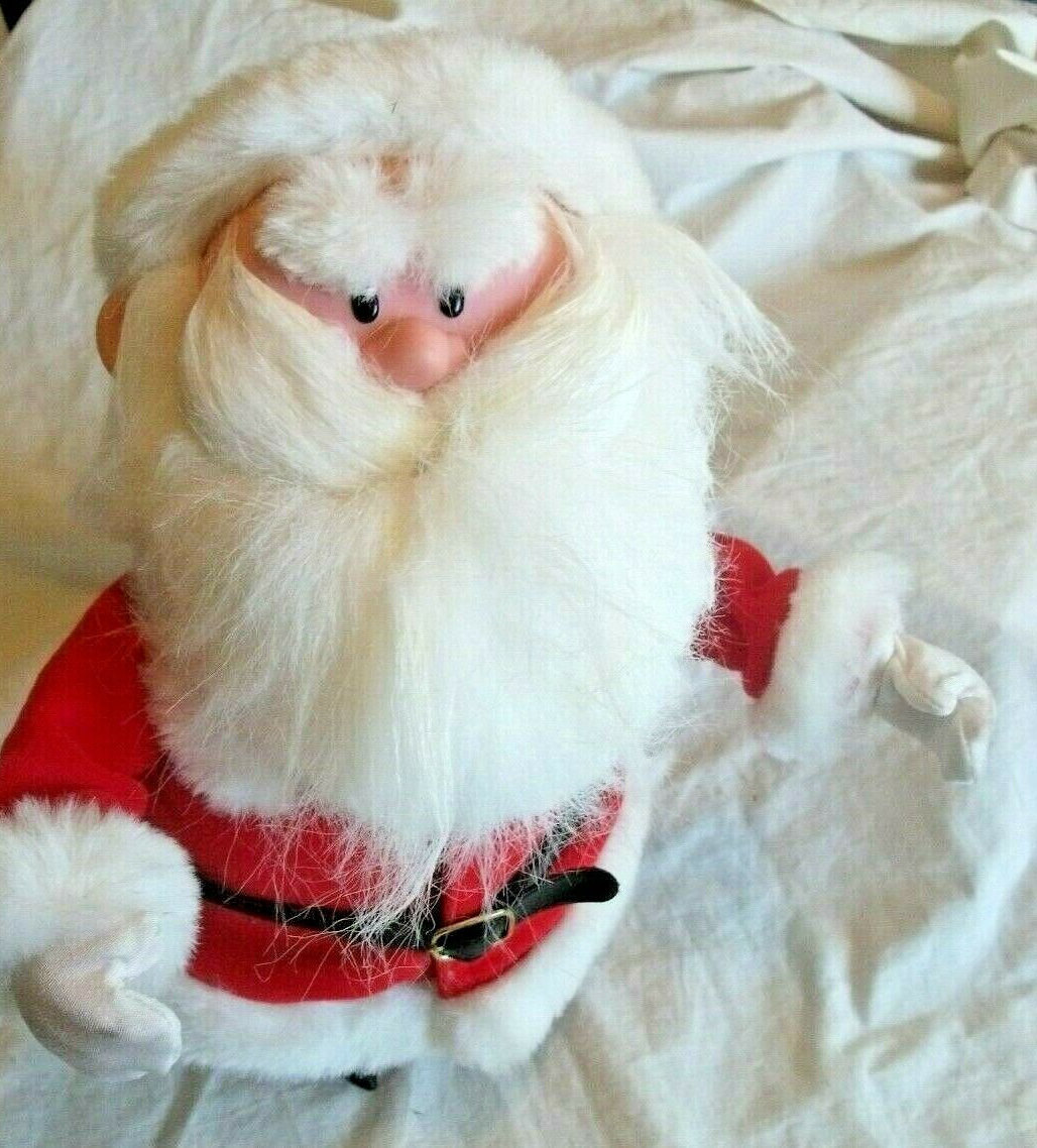 SteiffLittle Santa 2000 ぬいぐるみ Little Santa Claus Teddy Bear with Gingerbread Cookie - 2024