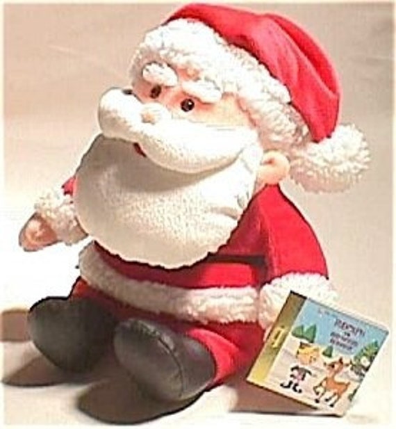 large plush santa claus