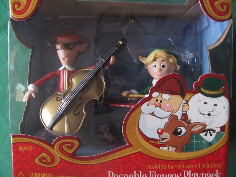 Rare Forever Fun Rudolph Tall Elf Bass Boy Elf Xylophone Etsy
