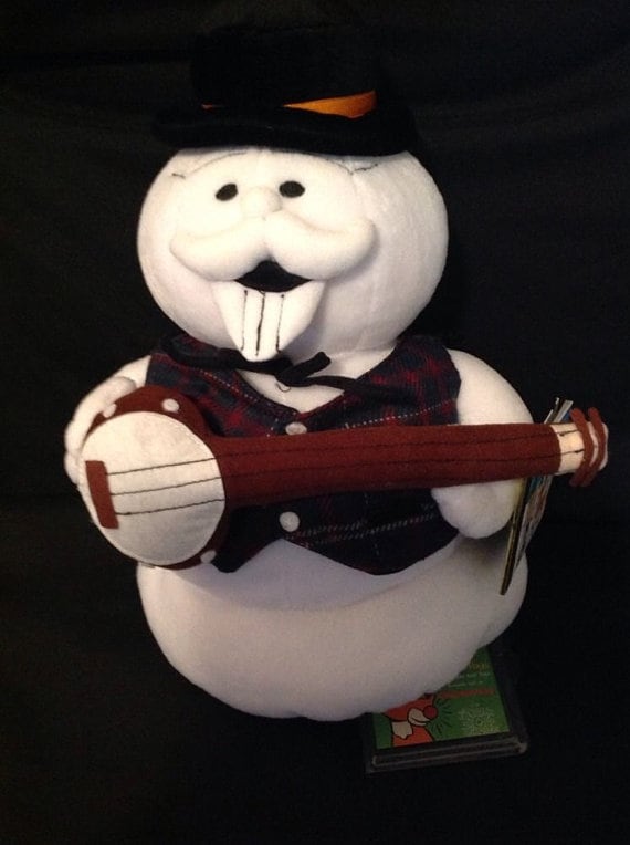 Rudolph Stuffins Island of Misfit Toys SAM THE SNOWMAN Plush 1998.
