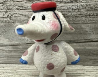 Loose Bell Hop Pink spotted Polka Dot Elephant Vintage Memory Lane Rudolph Reindeer Island of Misfit Action Toys