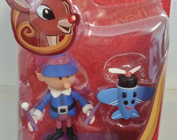 Rare Rudolph Xylophone Boy Elf Elves Rudolph Poseable Action Figures