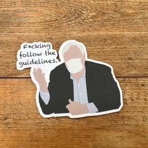 F*cking Follow the Guidelines Vinyl Sticker 3” x 2”