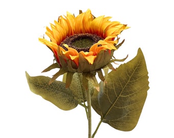 30 inch Tall Set of 2 Beautiful Artificial Sunflower Stems Home Decoration Floral Arrangements