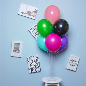 100/Pack 10in Assorted Color Latex Balloons Party Decoration