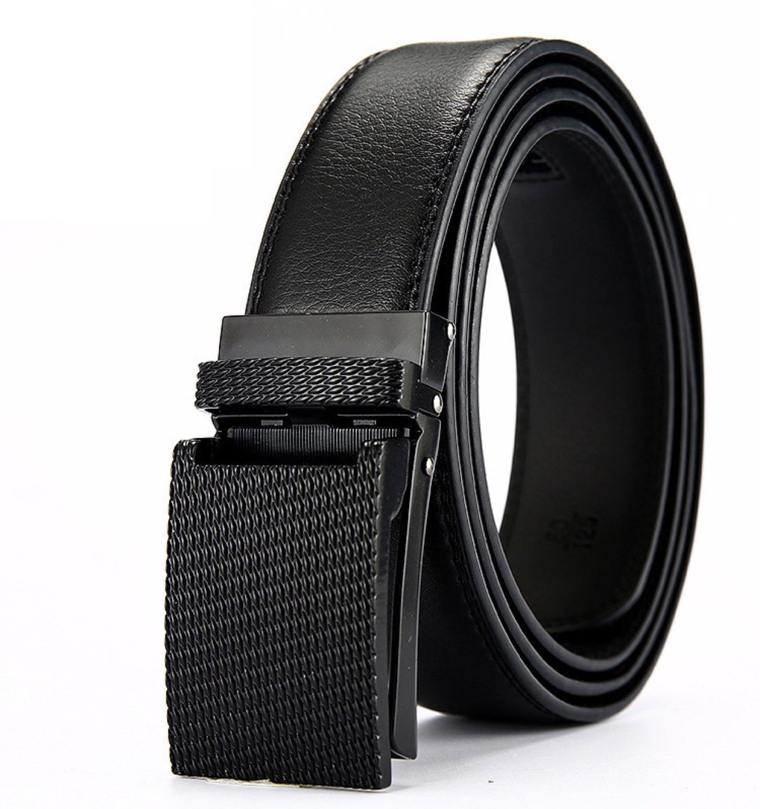 Men's Click Ratchet Belt Dress With Sliding Buckle Adjustable Trim to ...