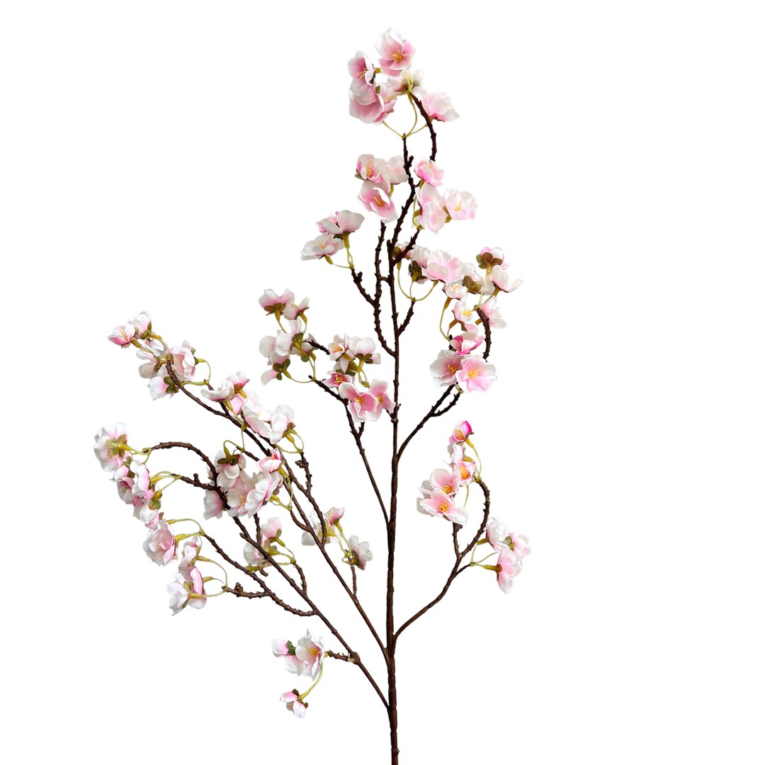 39 Inch Tall Artificial Cherry Blossom Stems set of 2 Etsy