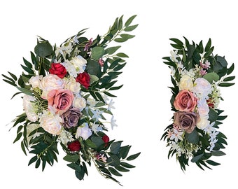 Wedding Arch Decor Artificial Flowers Rose White/Pink/Red