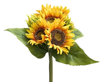 Beautiful Artificial Sunflowers Flower Bouquet Floral Arrangement Home Decorations