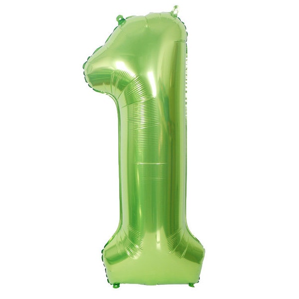 Green Number Foil Balloon - 40-inch Birthday Party Decoration