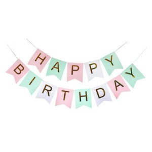 Alles Gute zum Geburtstag Brief Hintergrund Banner Partydekorationen