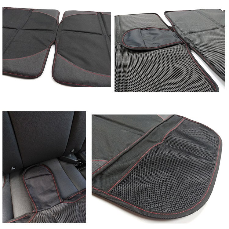 Car Seat Protector Waterproof Mat Organization Pocket Headrest Etsy