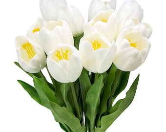 20 inch Tall Real Touch Tulip Stems in Various Colors (Set of 6)