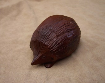 wood carved hedgehog