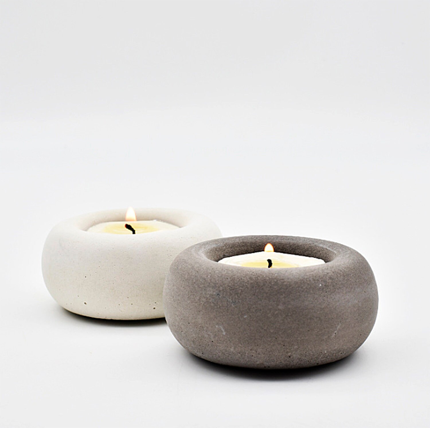 DIY 3D Stone Candle Holder Craft Art Silicone Candle mold Etsy