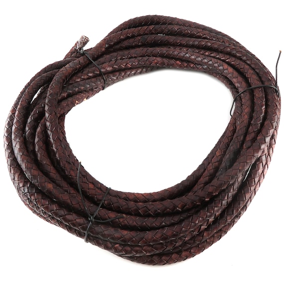 Runde Leder-Schnur Aus Echtleder - 2 Bis 10 Meter, Für Schmuck, Tanga & Handarbeit