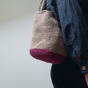 Cotton bag/ Crochet bag/ shoulder bag/ cotton bag