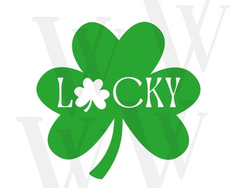 Cute LUCKY Png St Patricks day PNg Lucky heat press sublimation St Patricks day t shirts Lucky clover transfer Green St Patrick's day LUCKY