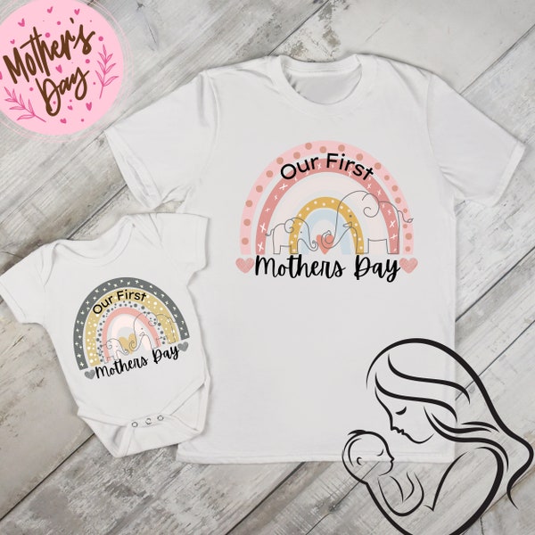 Mothers Day PNG Our First Mothers Day PNG Happy Mothers day shirts Png Matching Our First Mothers Day PNG Cute mothers day Pngs instant Png