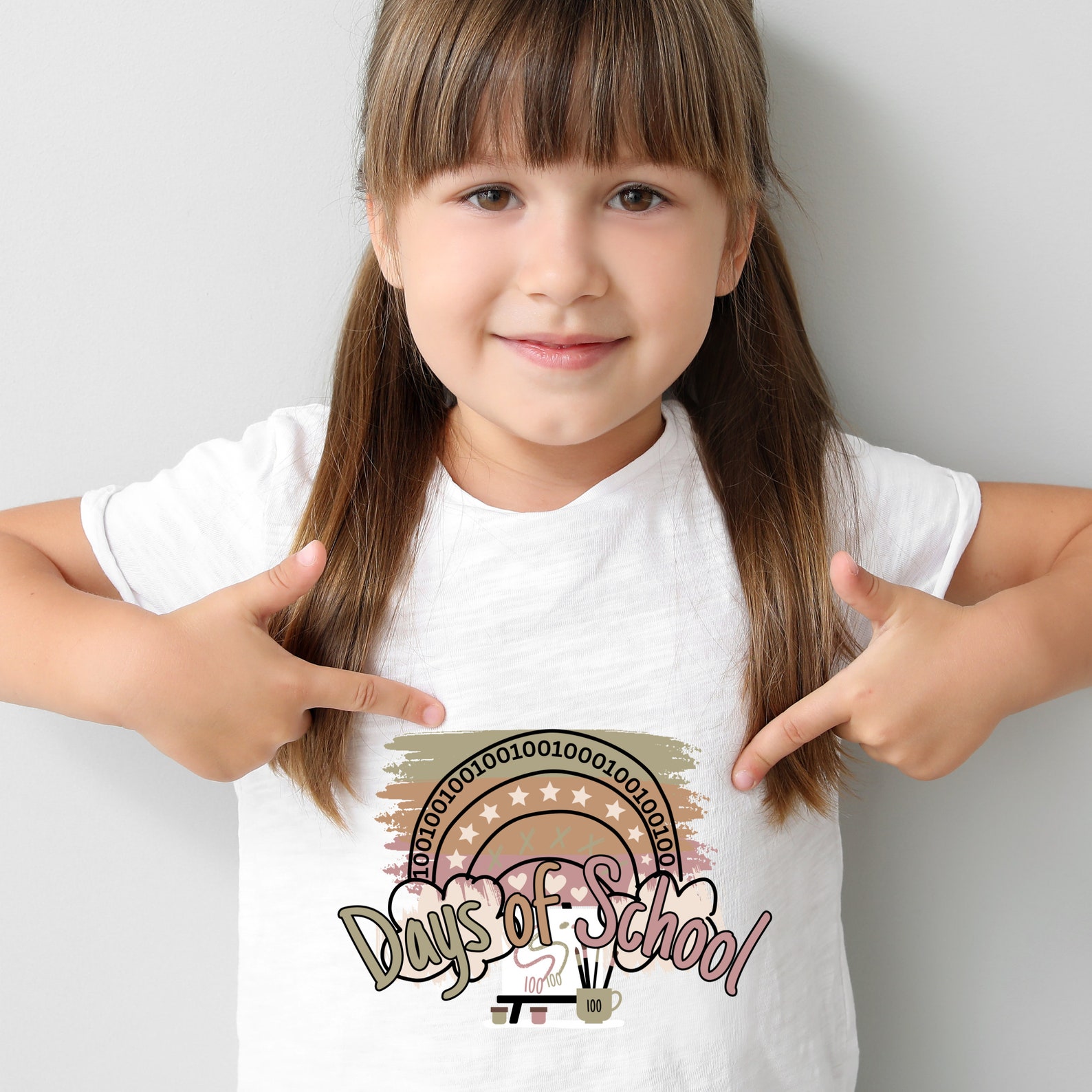 100 Days of School PNG T Shirts for School Png 100th Day of School Png