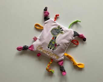 Schmusetuch, Knistertuch mit Name